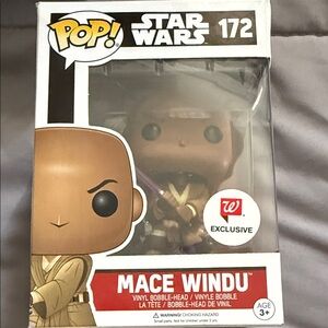 Funko Pop! Star Wars 172 Mace Windu Special Edition Vinyl Figure New